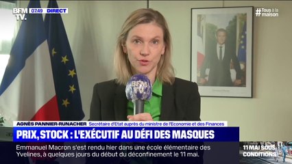 Agnès Pannier-Runacher: "Des masques, il y en a, encore faut-il qu'ils arrivent jusqu'aux Français, c'est l'enjeu"
