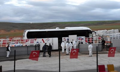 Maldivler'den getirilen 209 Türk, Kırşehir'de gözetim altında tutulacakları yurda yerleştirildi