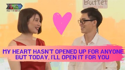 MY HEART HASN'T OPENED UP FOR ANYONE. BUT TODAY, I'LL OPEN IT FOR YOU
