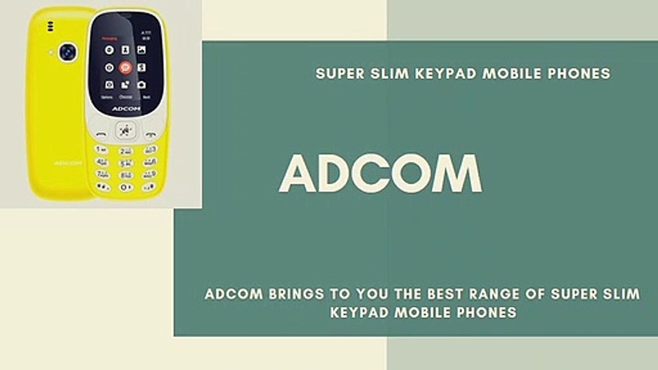 Shop for the best super slim keypad mobile phones