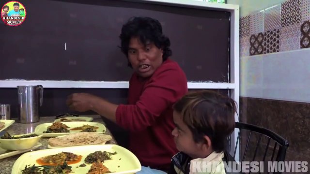 छोटू की थाली - CHOTU KI THAALI - Khandesh Hindi Comedy - Chotu Dada Comedy Video