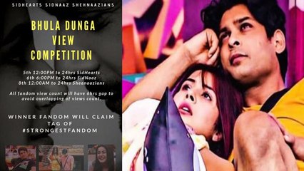 Shehnaz Gill और Siddharth Shukla के Fandom में बड़ा competition, कौन जीतेगा मुकाबला | FilmiBeat