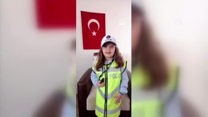 Cizreli çocuklar, evlerinde çektikleri görüntülerle Trafik Haftası'nı kutladı