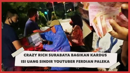 Crazy Rich Surabaya Bagikan Kardus Isi Uang Sindir YouTuber Ferdian Paleka