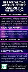 Tips for Writing Compelling Presentation Content