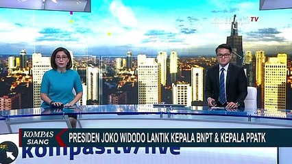Presiden Jokowi Lantik Kepala BNPT dan Kepala PPATK Baru