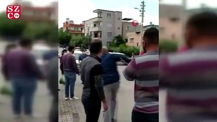 Pazarda denetim yapan memurlar darp edildi