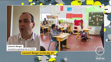 Laurent Berger : "Il y a besoin d'une reprise d'activité dans beaucoup de secteurs"