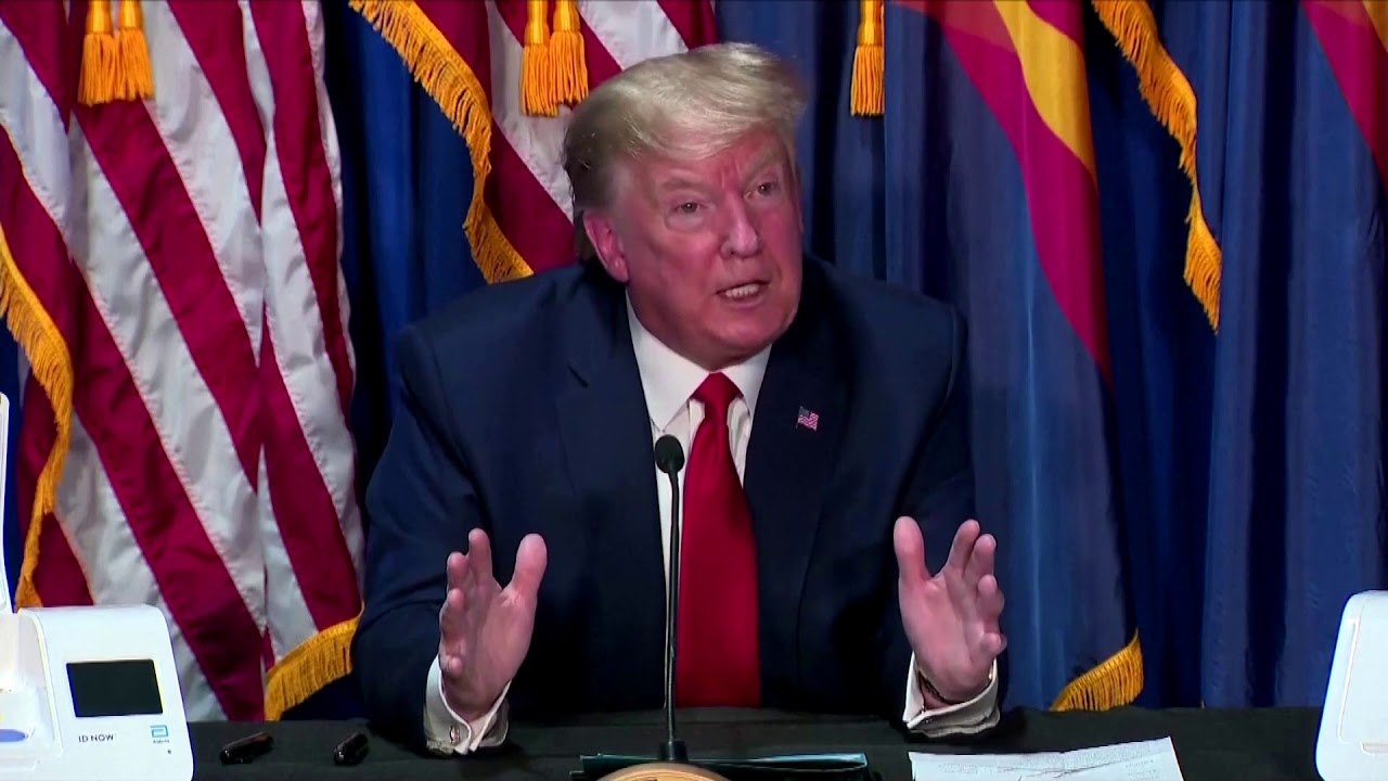 Trump says he will wind down the White House coronavirus task force