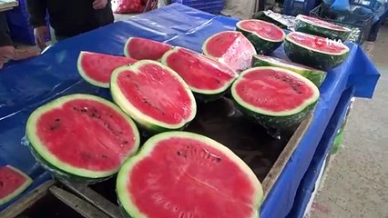 Burdur’da pazar yerine termal kamera