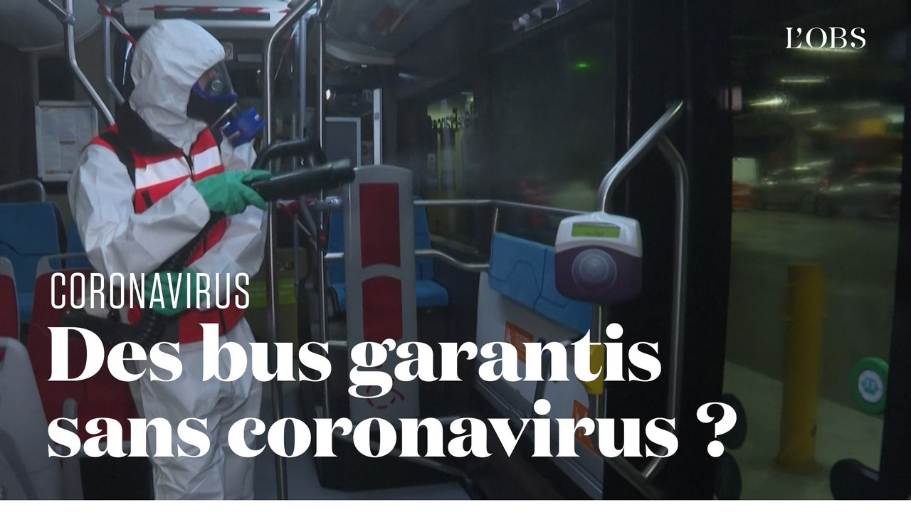 La RATP désinfecte ses bus par "nébulisation" pour contrer le Covid-19