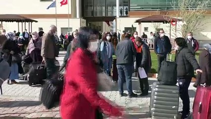 Yozgat’ta gözetim süreleri sona eren 313 kişi memleketlerine uğurlandı