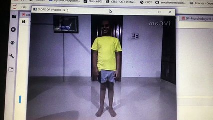 Use open cv to make Harry Potter invisibility cloak