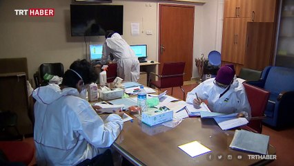 TRT Haber görüntüleriyle kahramanların koronavirüs mücadelesi