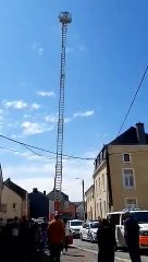 Les pompiers et policiers ont salué les résidents du Centre lorrain à Freylange