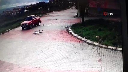 Uşak'ta dehşet anları kamerada