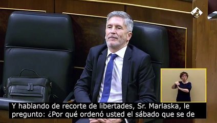 Abascal reta a Marlaska: anuncia manifestaciones "en coche y con banderas de España"