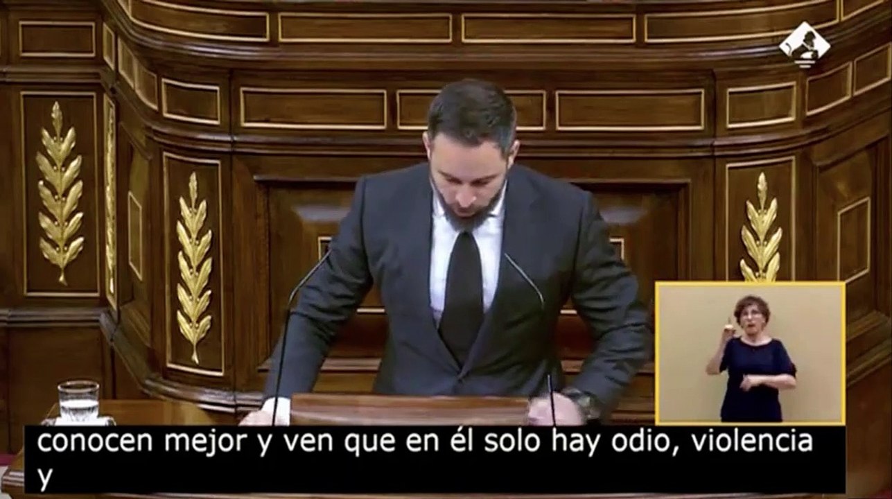 Abascal: "Con Sánchez e Iglesias han muerto diez veces más españoles que los que asesinaros sus ídolos en Paracuellos"