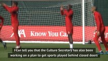 British Foreign Secretary keen to see sport return