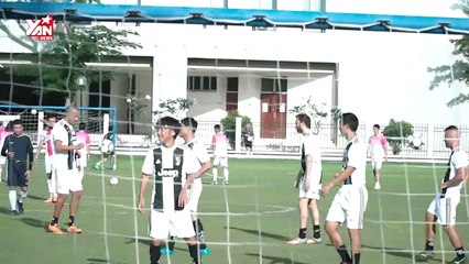 Trận đấu giao hữu giữa Juventus Academy và CLB Nghệ sĩ