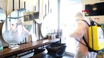 Başkent'te berber ve kuaförlere hijyen desteği