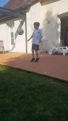 Défi jonglage pied gauche