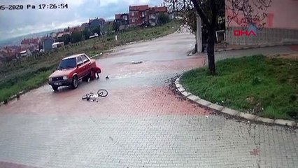 UŞAK Sokağa çıkma kısıtlamasına uymayan bisikletli iki arkadaş, ölümden döndü