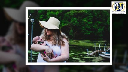 Beautiful Mom And her cute Baby