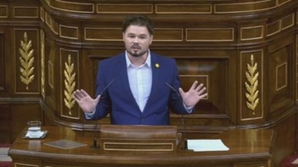 Rufián: Lo que hoy se constata es el no del Gobierno a negociar con ERC