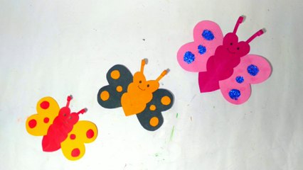 Easy and Simple||Heart Shape||Paper Butterfly||Paper Craft