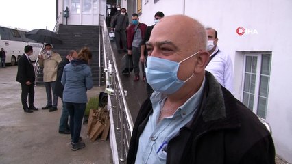 Erzincan’da 14 gün karantinada kalan gurbetçiler uğurlandı