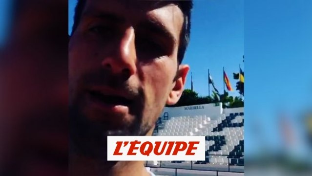 Djokovic heureux de refrapper la balle - Tennis - WTF