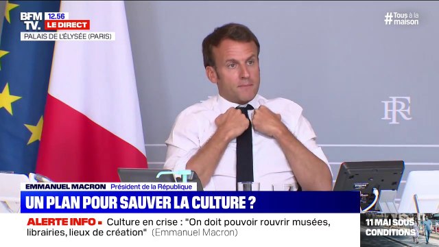 Emmanuel Macron: On doit pouvoir rouvrir les musées, les librairies, les disquaires, les galeries d'art