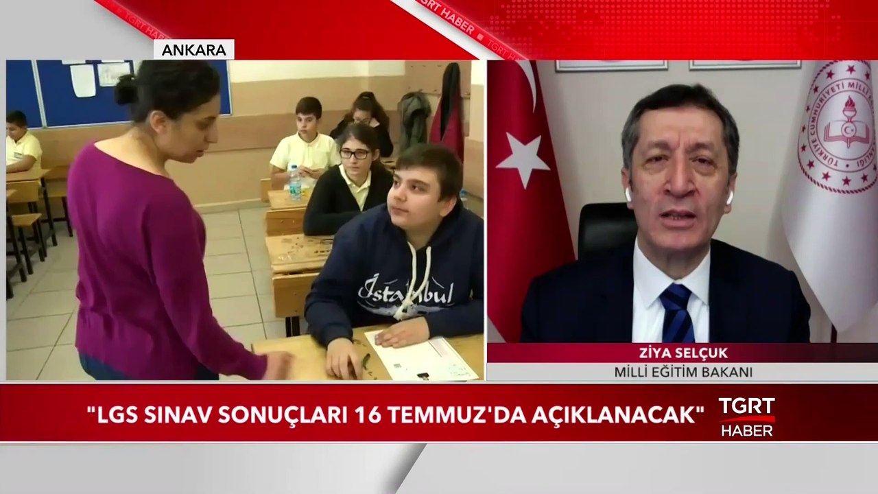 Milli Eğitim Bakanı Ziya Selçuk TGRT Haber'de