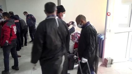 Karantina süresi dolan vatandaşlardan duygusal veda