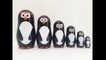 NEW Toy PENGUINS Stacking Nesting Doll Opening-