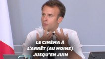 Cinéma : Macron annonce que les tournages ne reprendront pas avant fin mai