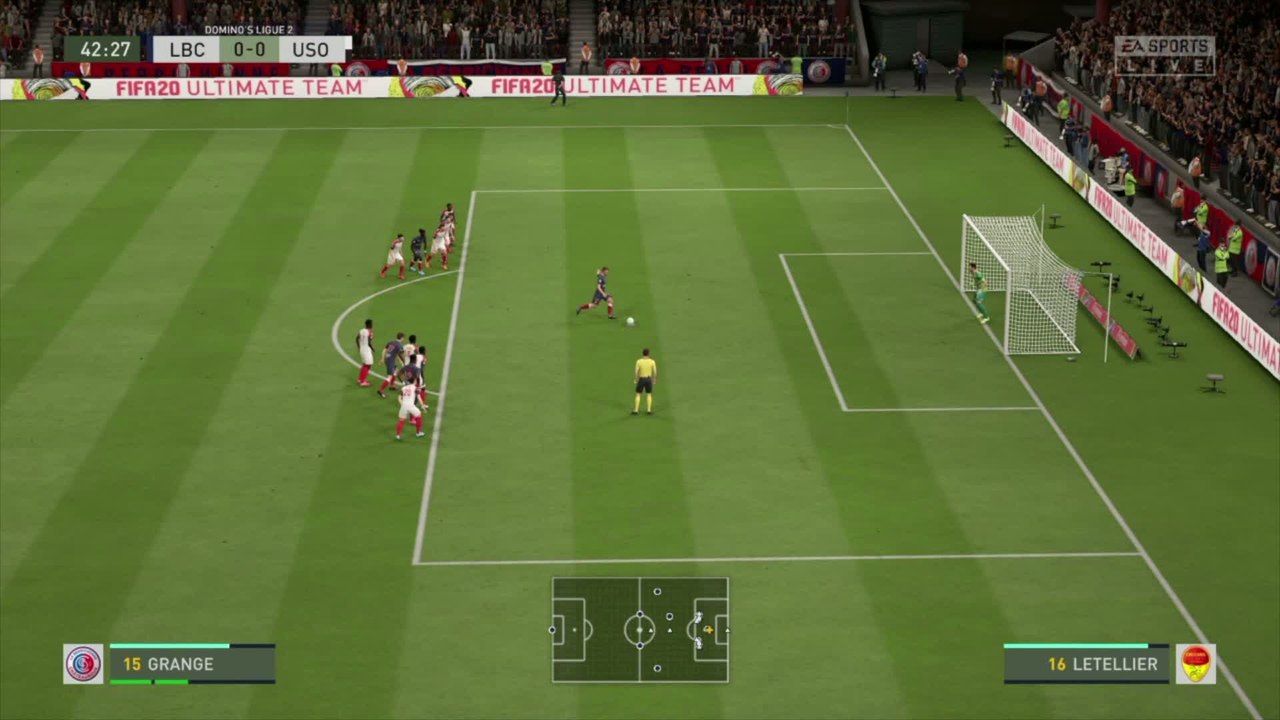 La Berrichonne de Châteauroux - US Orléans sur FIFA 20 : résumé et buts (L2 - 30e journée)