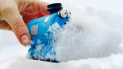 Download Video: NOO NOO Toy Snow Plowing In Winter-