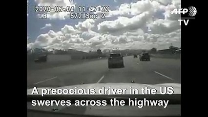 5-year-old pulled over in US while driving to California