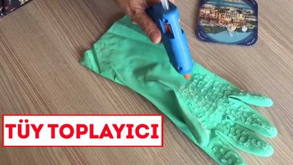 Pratik ve Ucuz Kedi Tüyü Toplayıcı Nasıl Yapılır / How to do Practical and Cheap Cat Hair Collector?