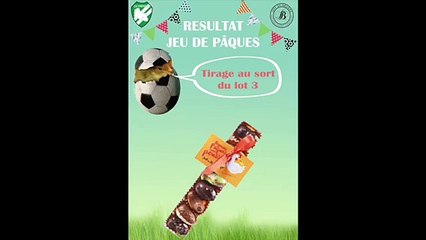 Les résultats du Jeu de Pâques !