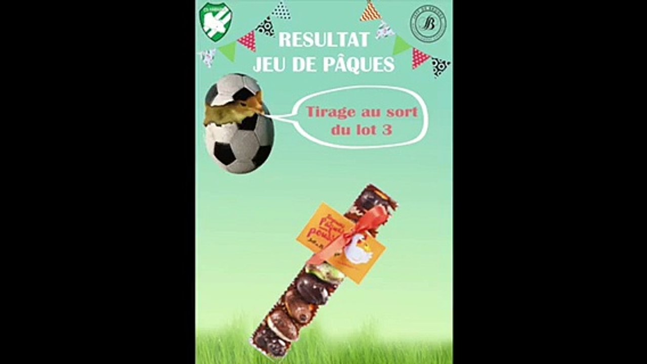 Les résultats du Jeu de Pâques !