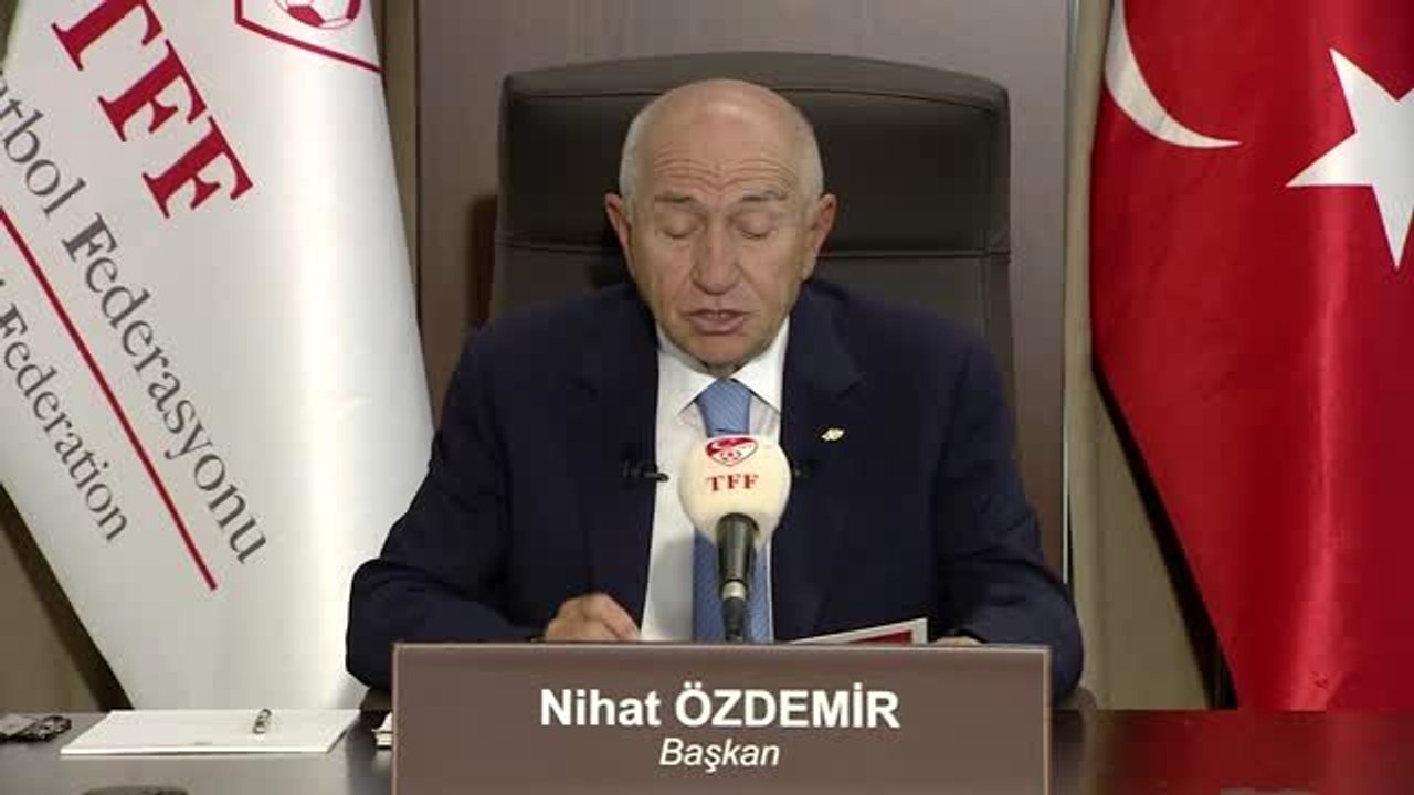 SPOR TFF Başkanı Nihat Özdemir Ligleri 12-13-14 Haziran haftasında başlatma kararı aldık