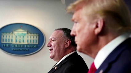 Trump says U.S. will report virus origins, gives no timeline