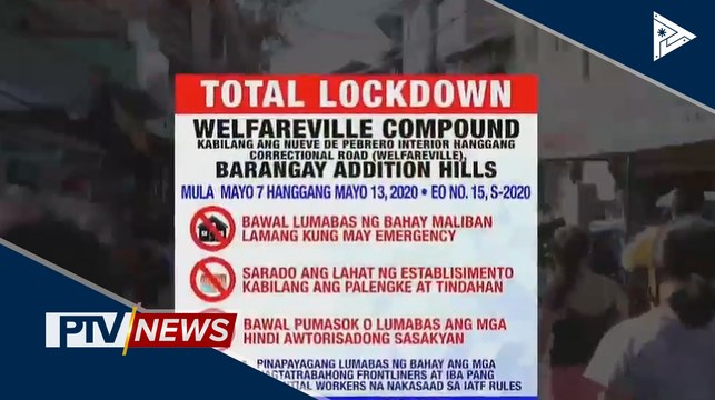 Mga residente ng Brgy. Addition Hills, naghahanda na para sa lockdown