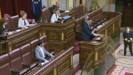 Sánchez pide en el Congreso la cuarta prórroga del estado de alarma