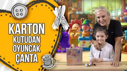 Karton Kutudan Oyuncak Çanta Yapımı