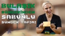 HandCraft TV Bulaşık Süngerinden Sabunlu Sünger Yapımı