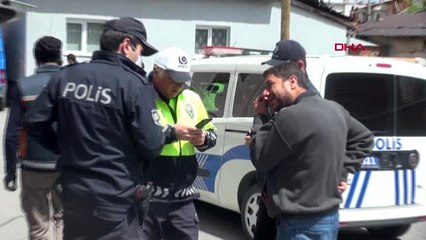 SİVAS-Kazaya karışan ehliyetsiz sürücüye para cezası
